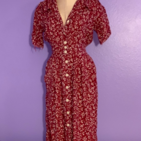 Karen Stevens button up dress with pockets!!! - Picture 2 of 9